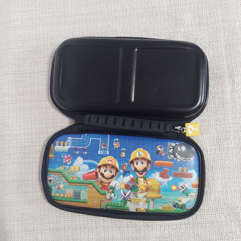 Nintendo Switch Carrying Case Traveler Deluxe Super Mario Maker 2 - Picture 5 of 10
